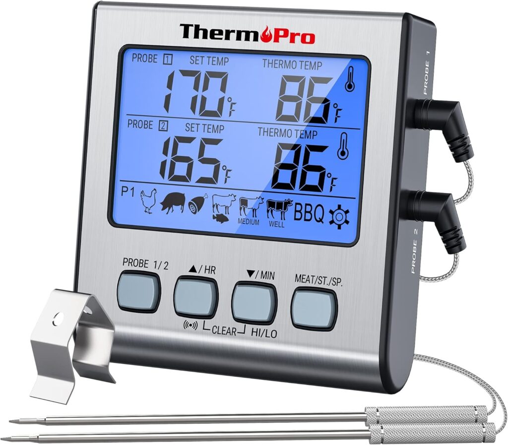 Digital oven thermometer large lcd