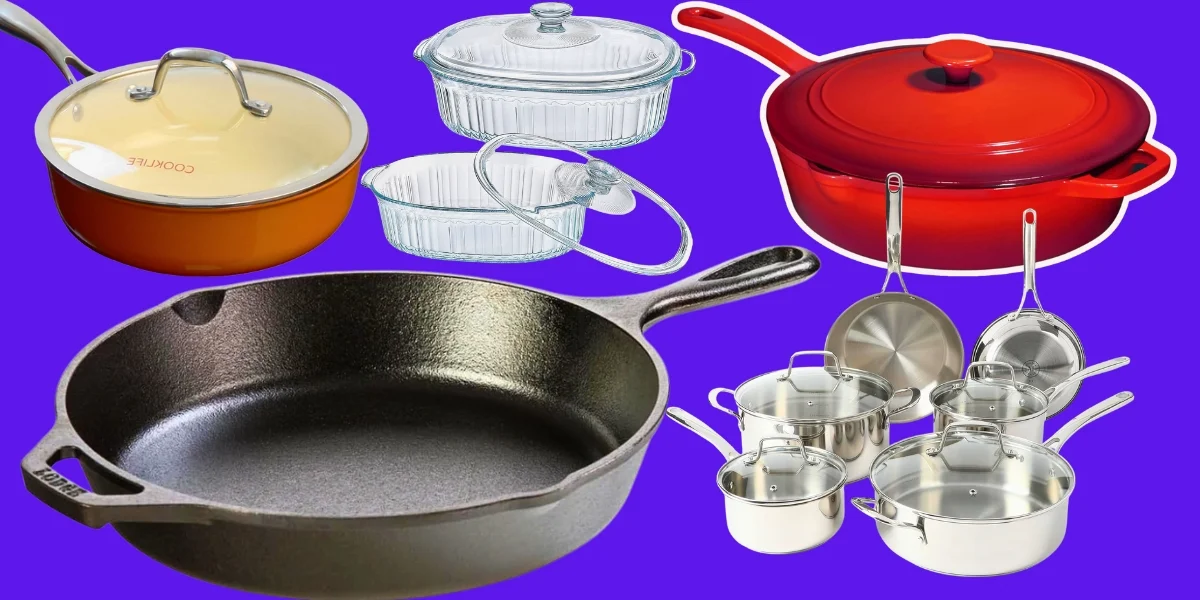 five types of materials used for cookware and bakeware five types of materials used for cookware and bakeware